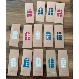 Sassy Saints UV Free Gel Nail Wraps Lot 14 New Manicure Pedicure Bundle